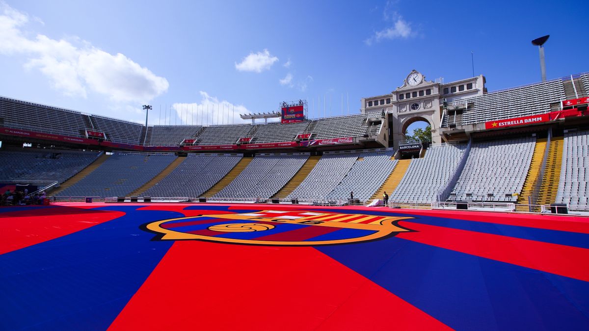 Getty Images / Eric Alonso / Na zdjęciu: Estadi Olimpic Lluis Companys przed meczem o Puchar Gampera