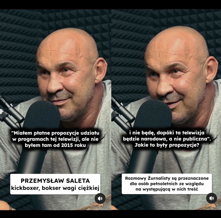 Przemysław Saleta był gościem Podcastu Żurnalisty