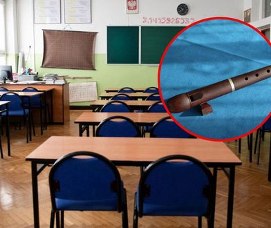 Uczeń zaatakował nauczycielkę fletem