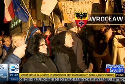 Wielka wpadka w TVN24. Przy relacji z Wrocławia pojawił się nazistowski herb