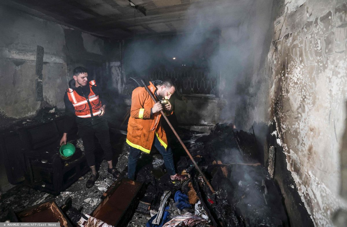 Koszmarna śmierć 21 osób. Budynek był składem paliwa w Strefie Gazy