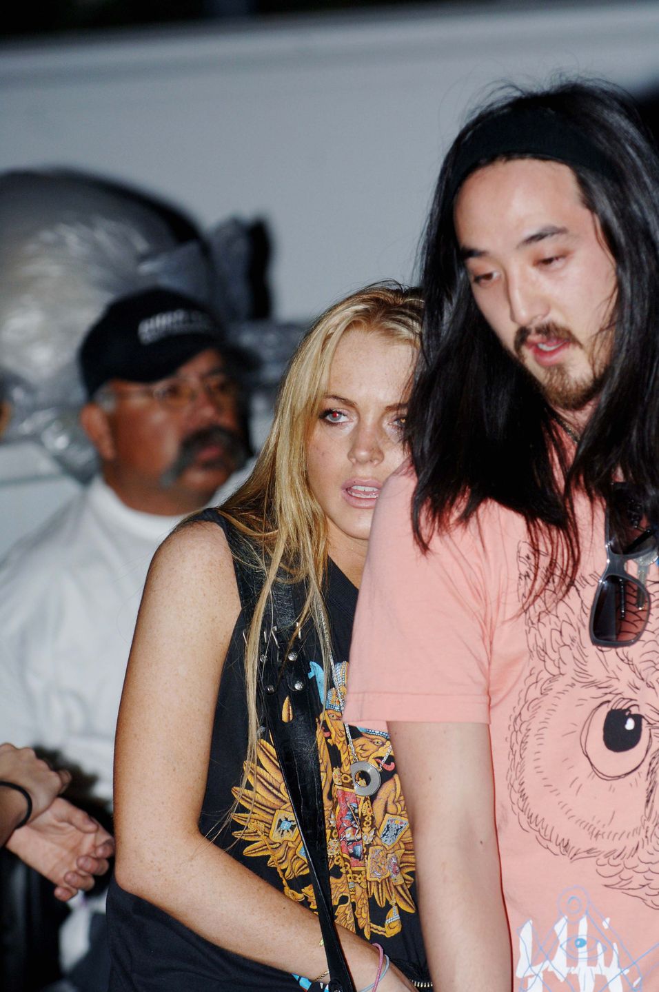 Linsay Lohan na festiwalu Coachella, 2007 r.
