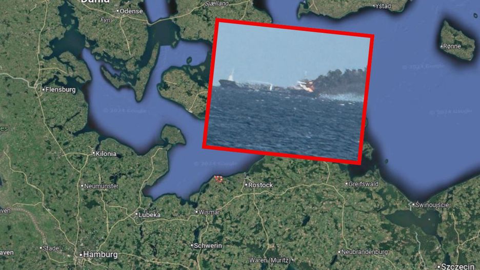 Płonie tankowiec Annika