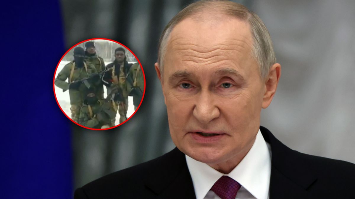 Po stronie armii Putina walczą Afrykanie.