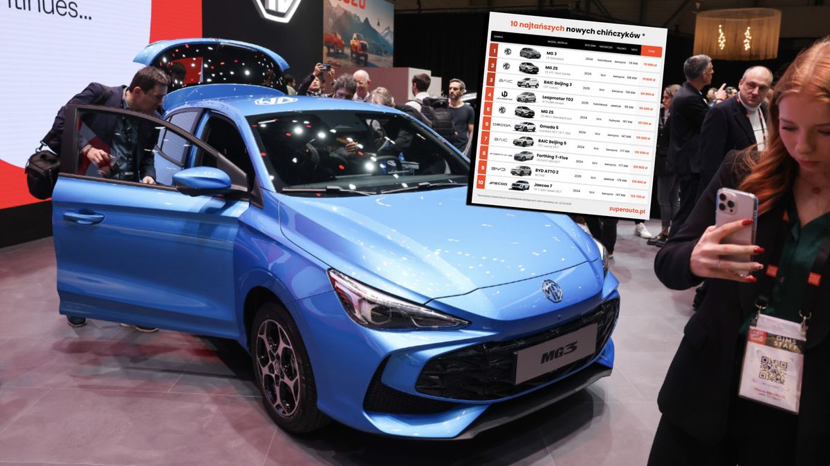 MG 3 to najtańszy chiński model na polskim rynku
