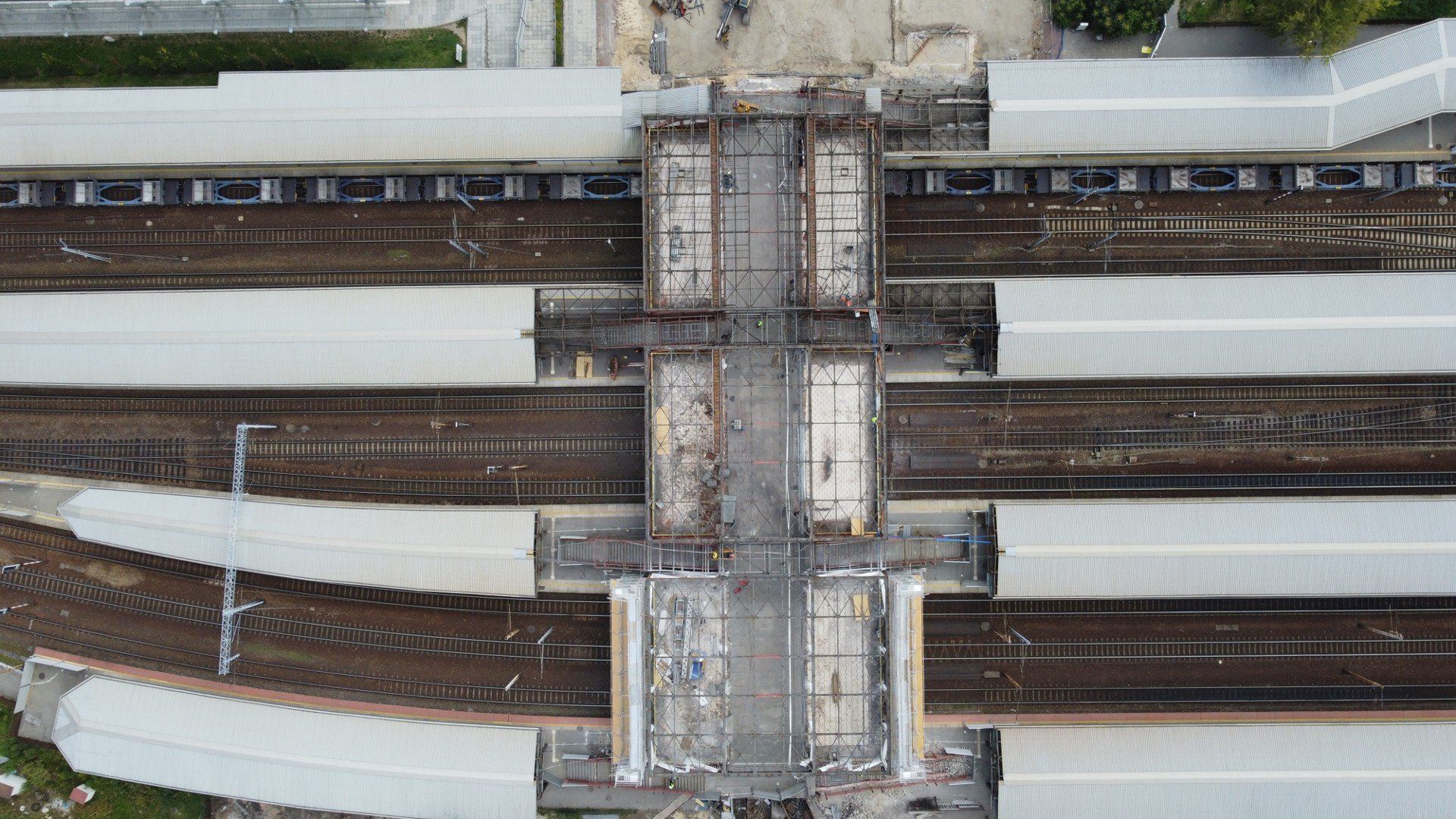 Rozbiórka Dworca PKP w Częstochowie