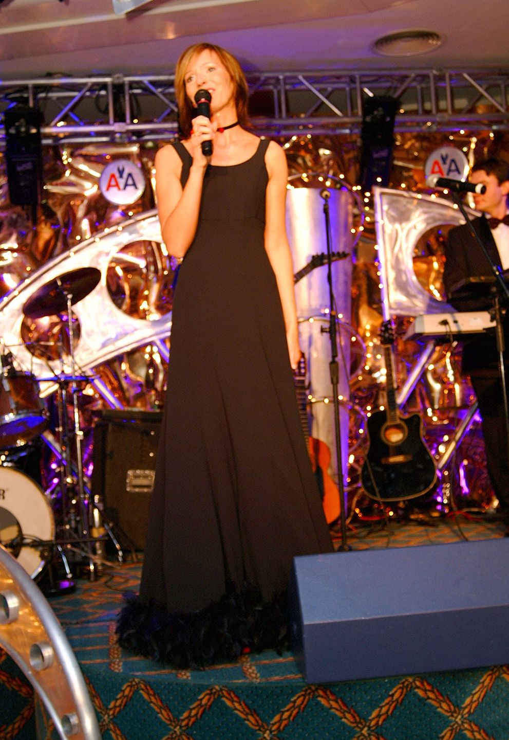 Paulina Smaszcz w noc sylwestrową 2001/2002
