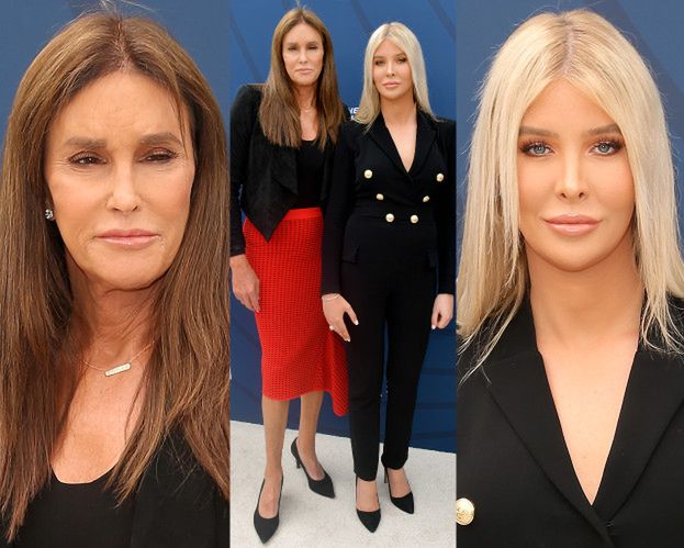 Dumna Caitlyn Jenner pozuje z młodą kochanką na hollywoodzkiej imprezie