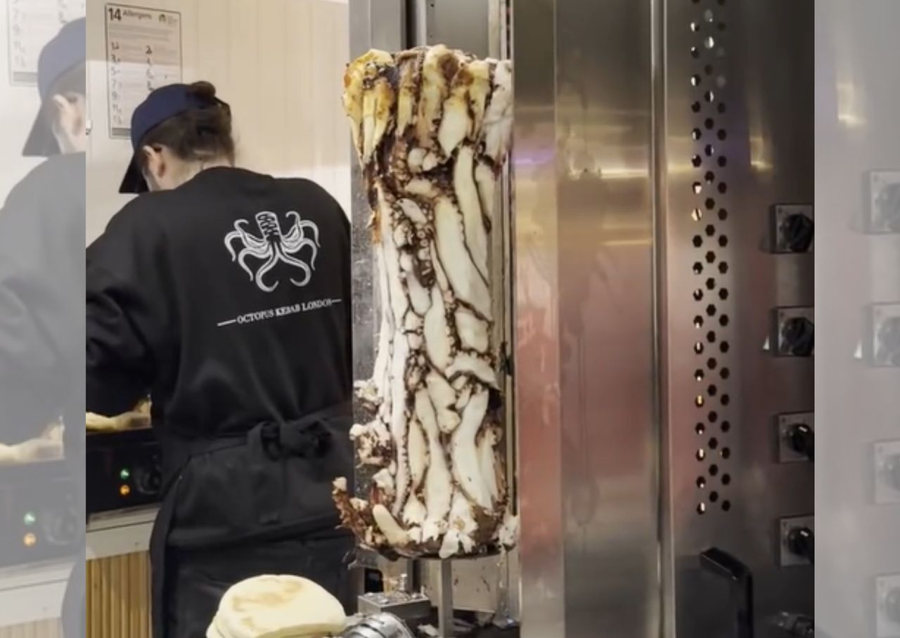 Pierwszy taki kebab na świecie. Wcale nie z baraniny czy kurczaka