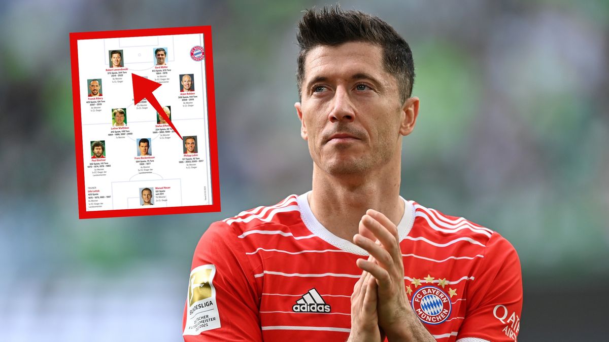 Getty Images / Robert Lewandowski został wybrany do drużyny wszech czasów Bayernu