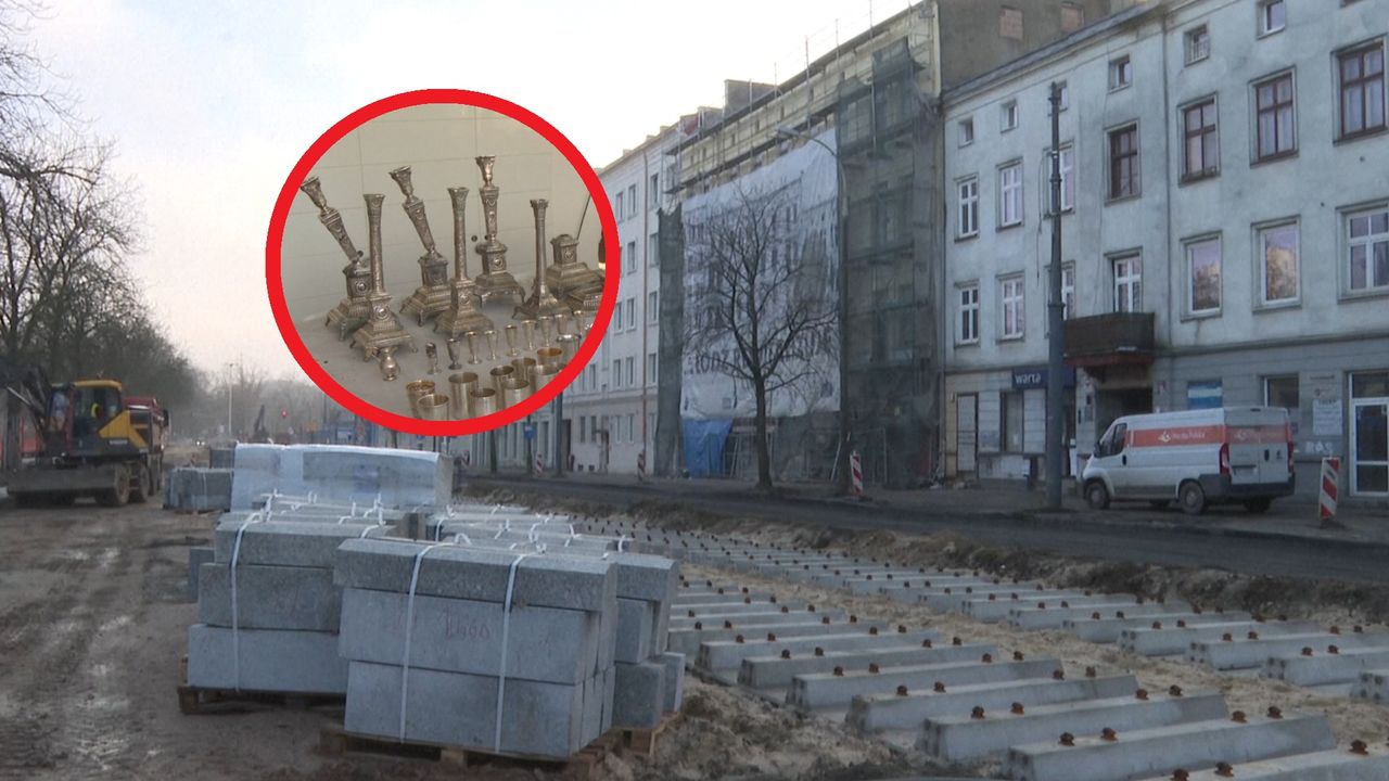 Zaskakujące odkrycie na budowie w Łodzi. Skarb z II wojny światowej