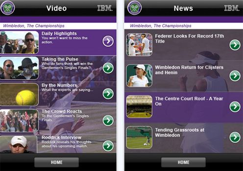 Wimbledon 2010 na iPhone’a 2