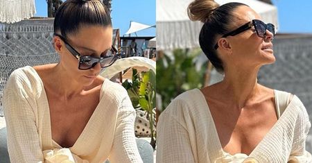 Małgorzata Rozenek-Majdan "haruje" podczas urlopu w stroju za 2 tysiące. Wiemy, gdzie taki kupić taniej (ZDJĘCIA)