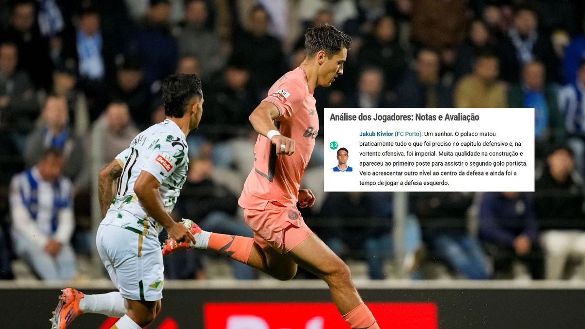 Getty Images / Pedro Loureiro/Eurasia Sport Images / zerozero.pt / Na zdjęciu: Jakub Kiwior w meczu z Moreirense FC