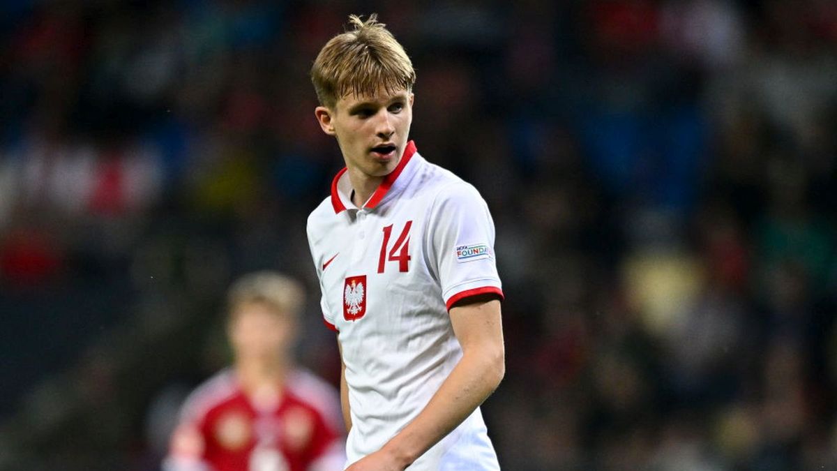 Getty Images / Photo by Ben McShane - Sportsfile/UEFA via Getty Images / Na zdjęciu: Mateusz Skoczylas