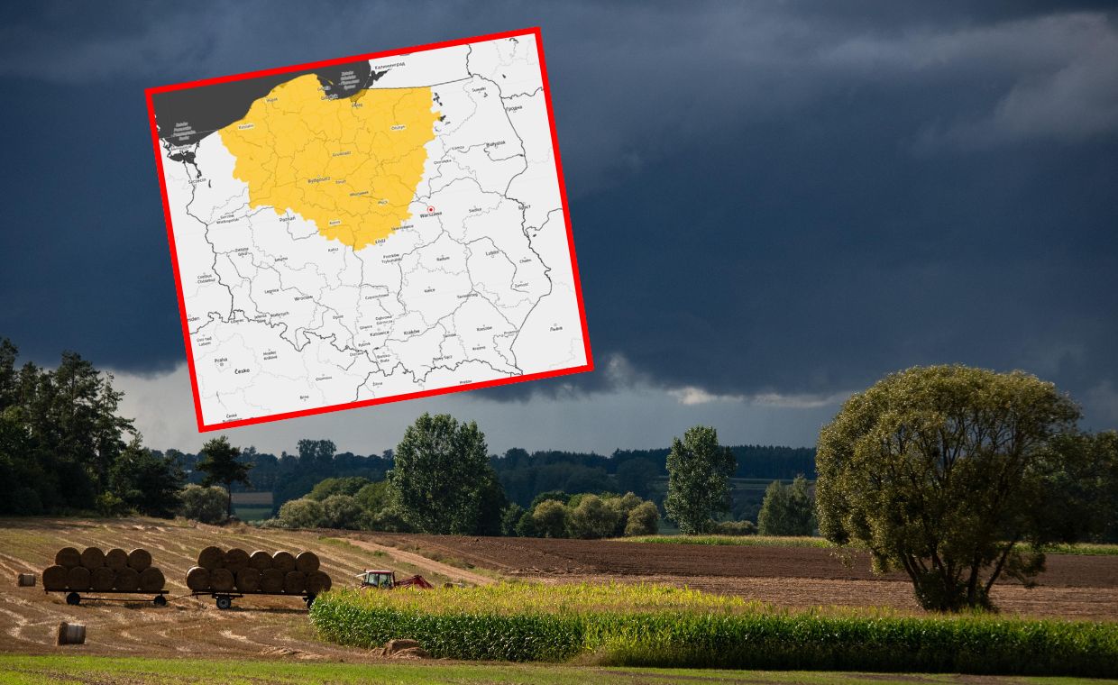IMGW ostrzega przed burzami. Groźne porywy wiatru