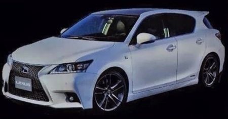 Tak będzie wyglądał Lexus CT200h po faceliftingu?