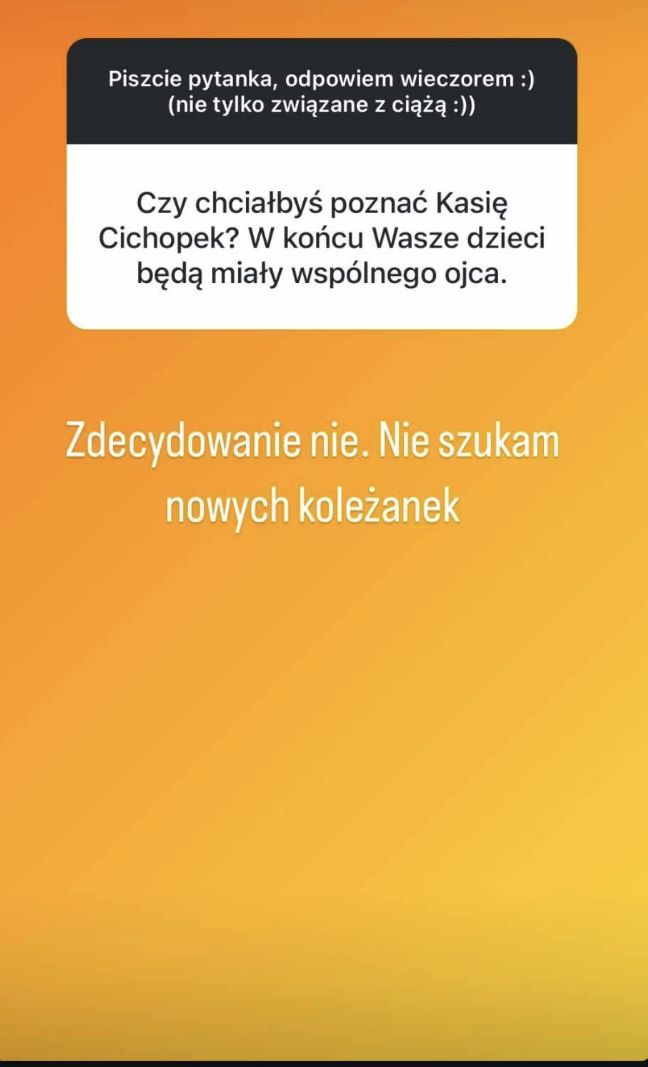 Dominika zorganizowała Q&A