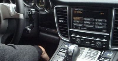 Wnętrze Porsche Panamera