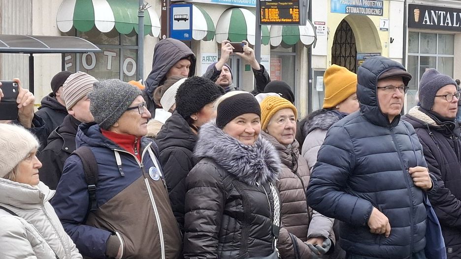 W spacerze wzięło udział wielu mieszkańców.