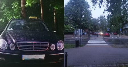 Taksówkarz pędził na pasach. Bohaterski ojciec uratował 9-letnią córkę