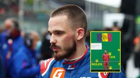 Rosjanin na podium. Spójrz, jaka flaga była za nim