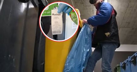 Wszedł do śmietnika. Wyniósł pełne wory. Pokazał kwotę vouchera