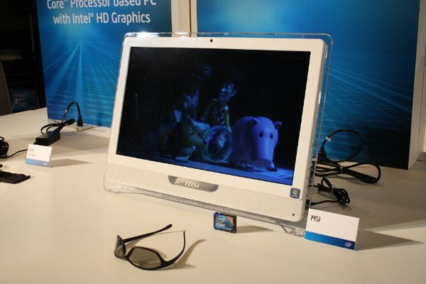 MSI WindTop AE2420 3D - niedrogi high-end z ekranem 3D 2