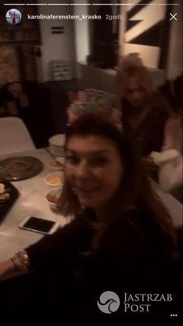 Karolina Ferenstein-Kraśko - przyjęcie urodzinowe