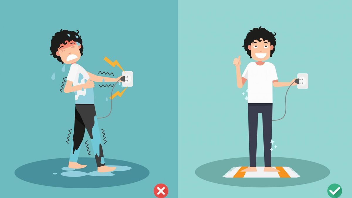 Porażenie stałym jest bardziej niebezpieczne od porażenia prądem zmiennym, w którym intensywność uszkodzeń zależy bowiem od wysokości napięcia elektrycznego prądu oraz oporu elektrycznego.