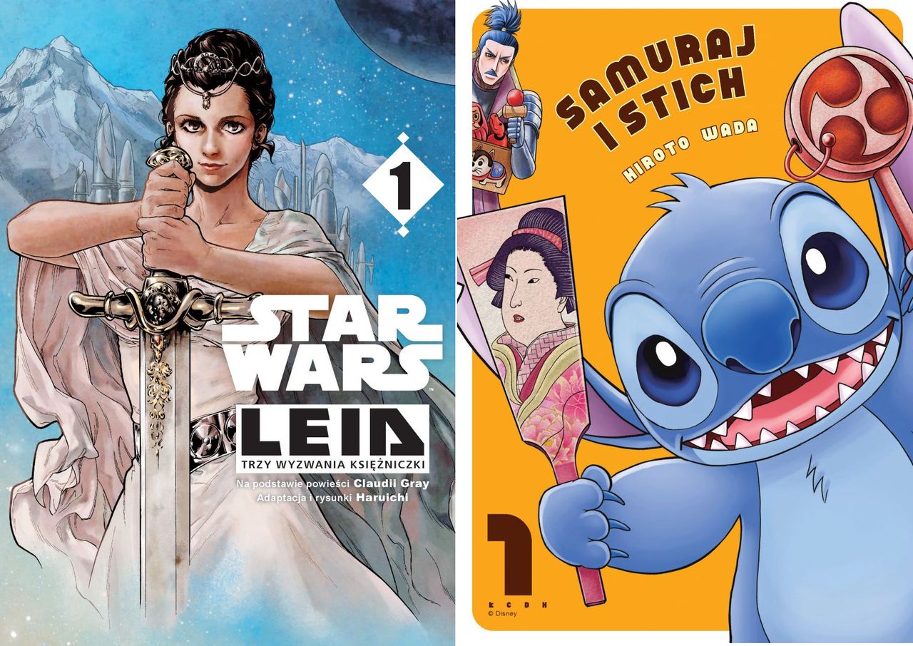 "Star Wars: Leia" i "Samuraj i Stich" - recenzja komiksów manga wyd. Egmont