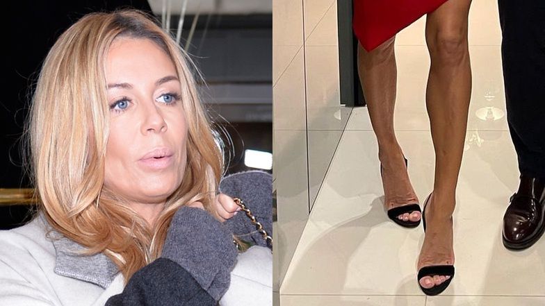 Małgorzata Rozenek sili się na skromność pod zdjęciem odsłoniętych nóg