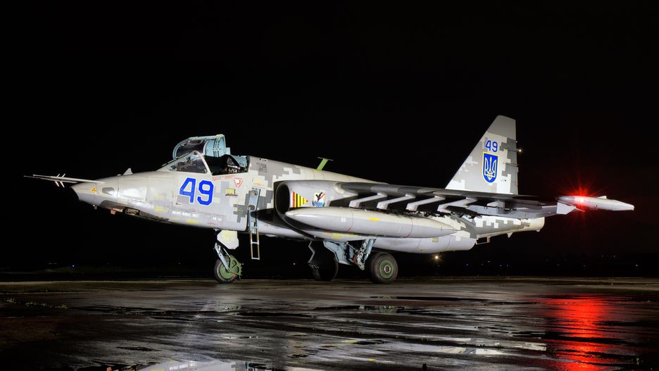 Ukraiński Su-25 - zdjęcie ilustracyjne