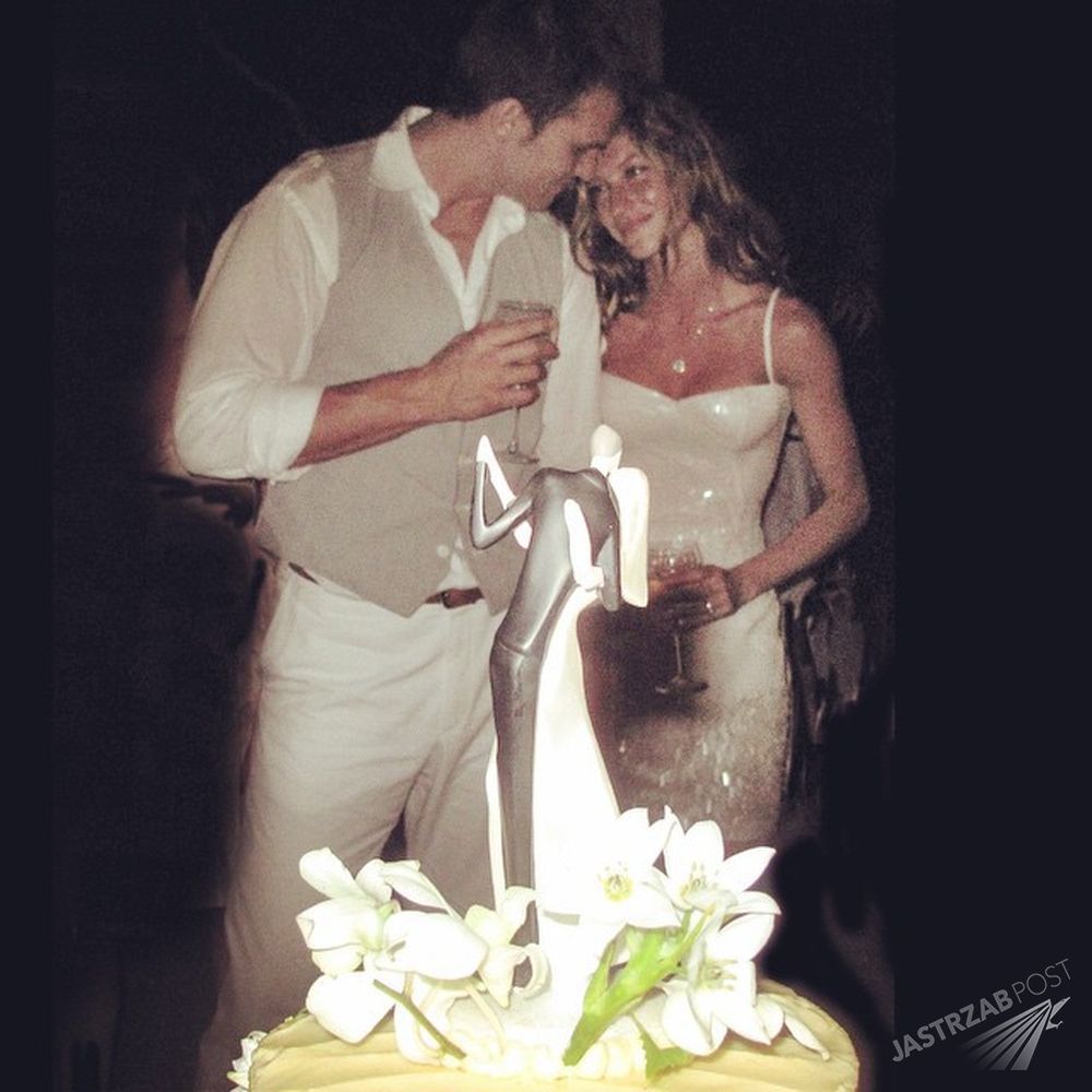 Gisele Bündchen w sukni ślubnej  Fot. screen z Instagram