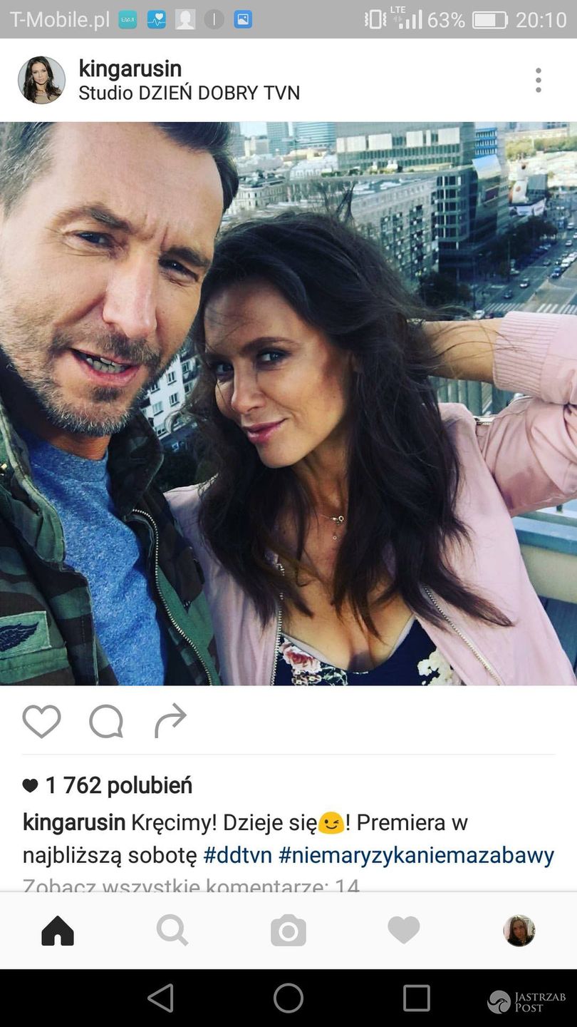 Kinga Rusin chwali się dekoltem