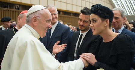 Katy Perry i Orlando Bloom spotkali się z papieżem Franciszkiem (ZDJĘCIA)