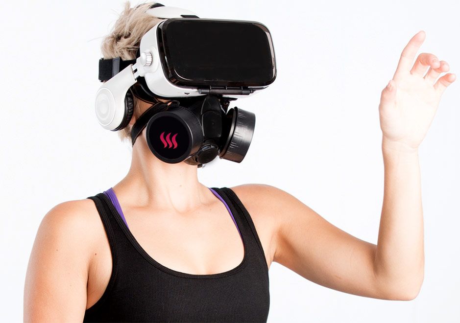 OhRoma: maska do VR odtwarzająca 30 różnych zapachów