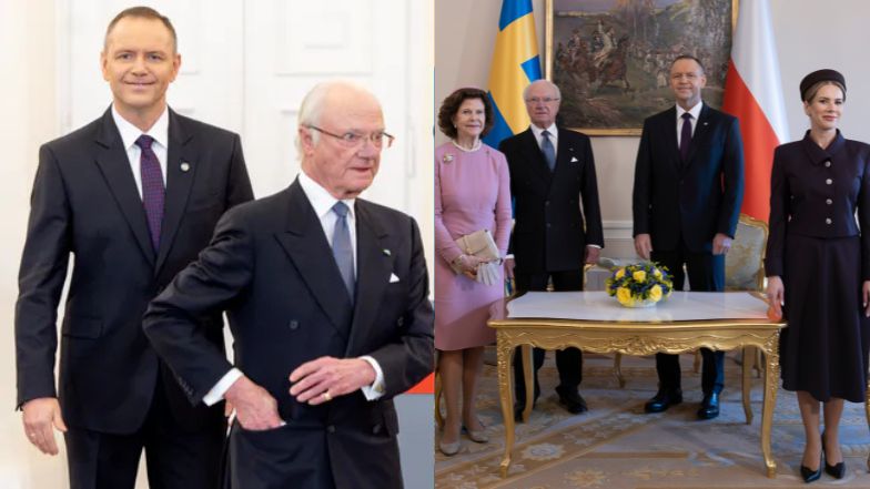 Wyprawiono obiad na cześć króla Szwecji