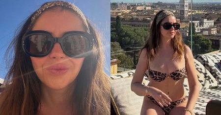 Zmysłowa Ciocia Liestyle pozuje w drapieżnym BIKINI na dachu w Rzymie (FOTO)