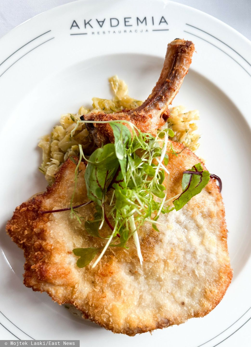 Kotlet schabowy z kością