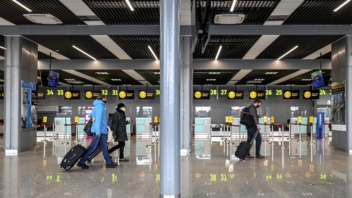 Na zdjęciu lotnisko w Katowicach