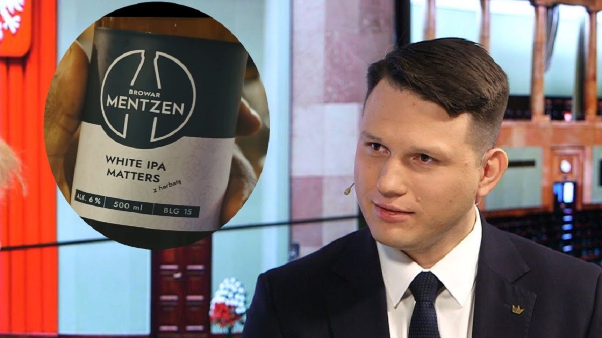 Sławomir Mentzen zaprezentował własną markę piwa