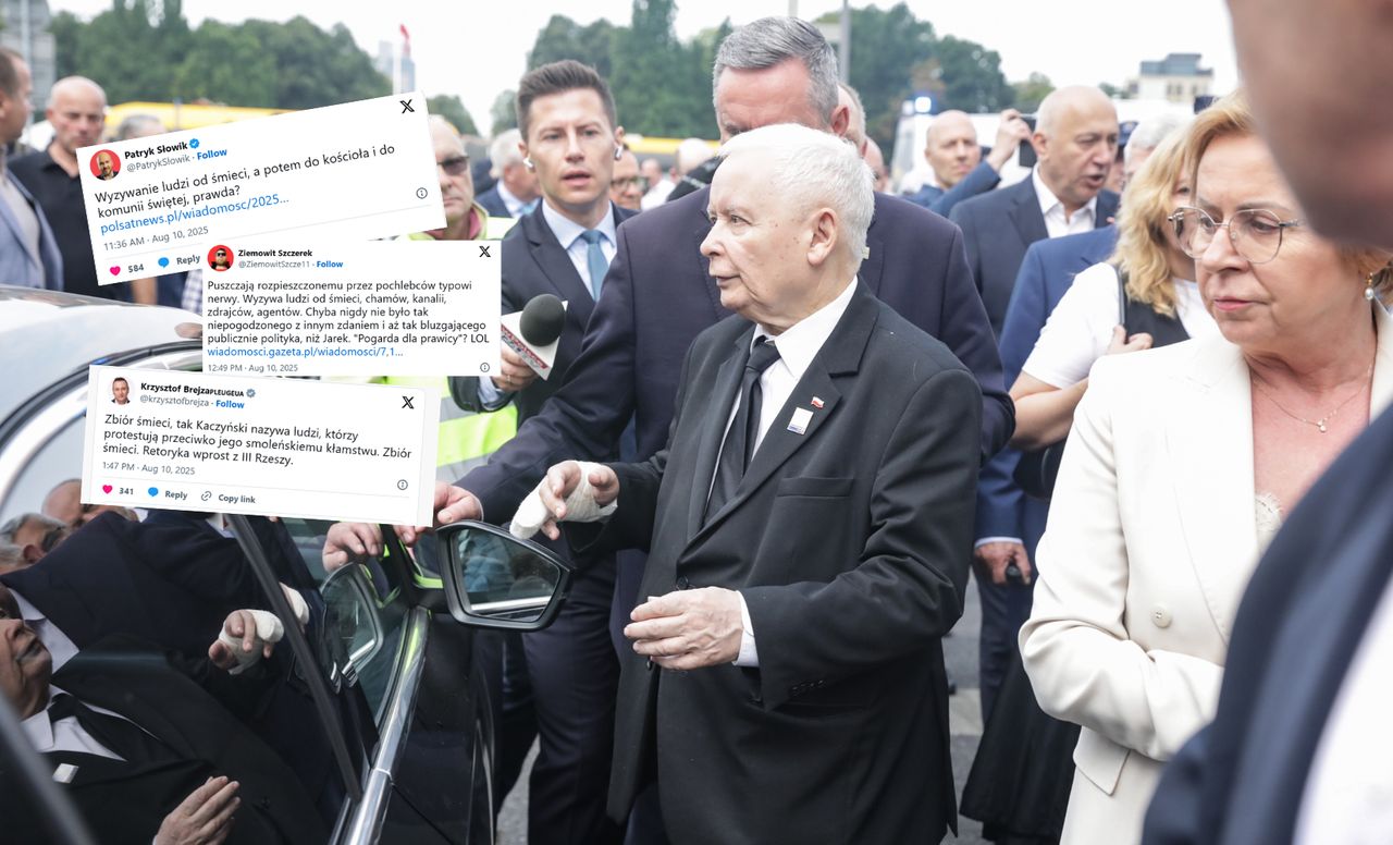 "Szczyt pogardy w debacie publicznej". Sieć huczy po słowach Kaczyńskiego