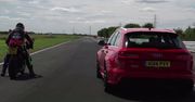 Pojedynek Audi RS6 vs. Ducati Panigale
