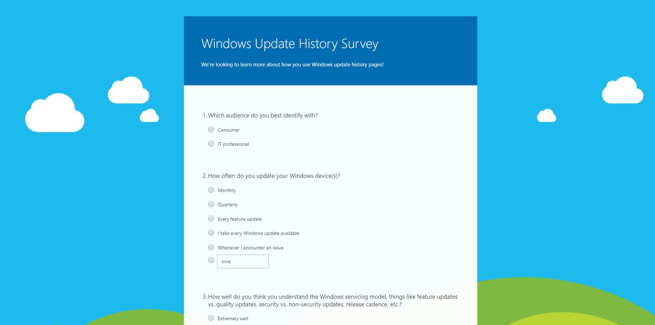 Microsoft chce się dowiedzieć, co sądzisz o aktualizacjach Windowsa 10.