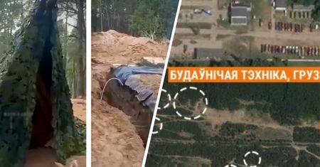 Fortyfikacje wagnerowców. Są zdjęcia z poligonu