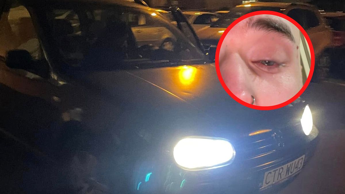 Toruń. Wymusił pierwszeństwo i został zaatakowany gazem.