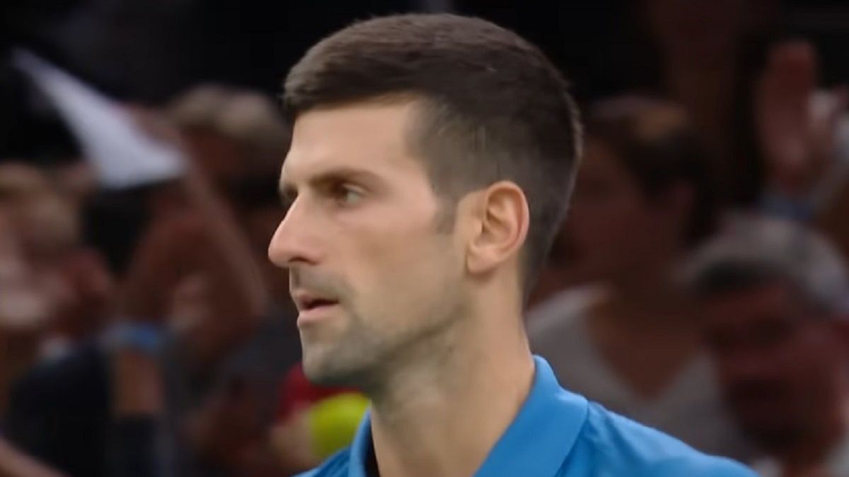 Novak Djoković w czasie turnieju w Paryżu