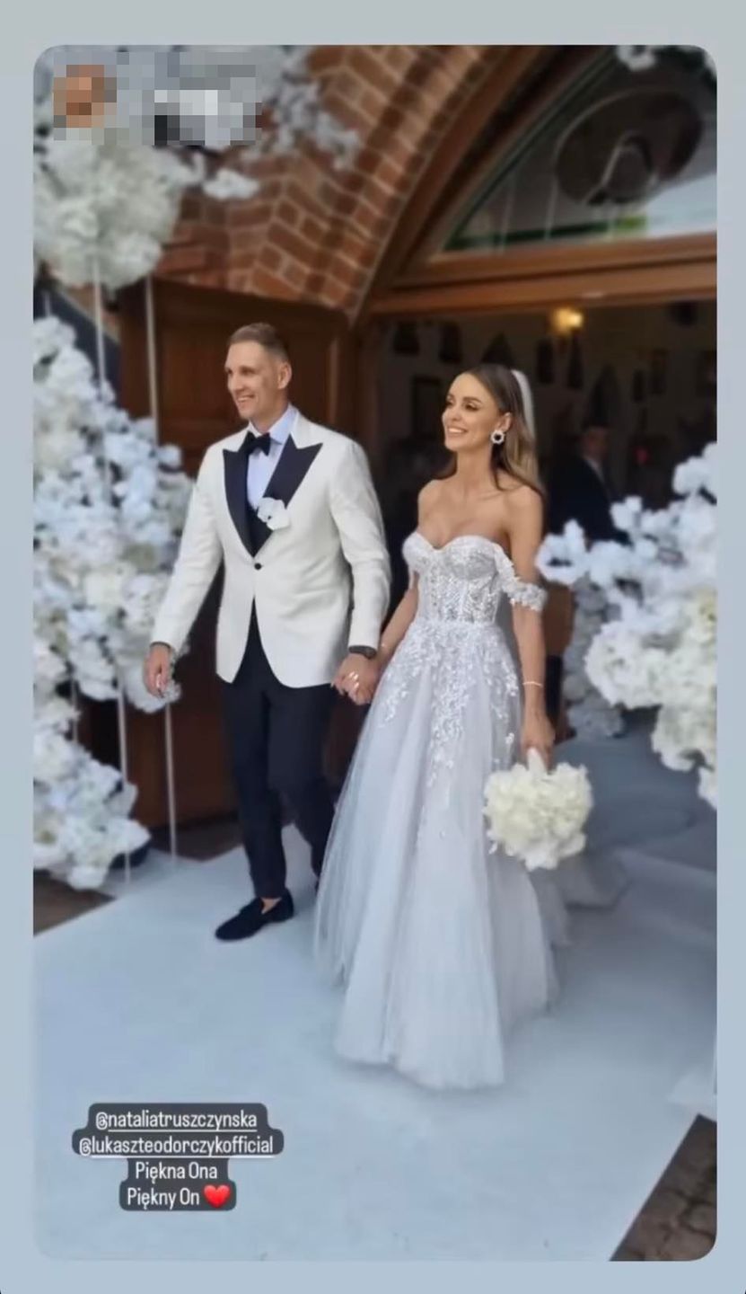 Ślub Łukasza Teodorczyka i Natalii Truszczyńskiej