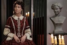 Danuta Stenka w spektaklu "Księgi sprośności"